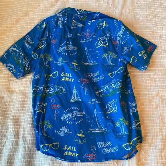 Boys Penguin 10/12 Collared Button Up Shirt - Picture 3 of 3